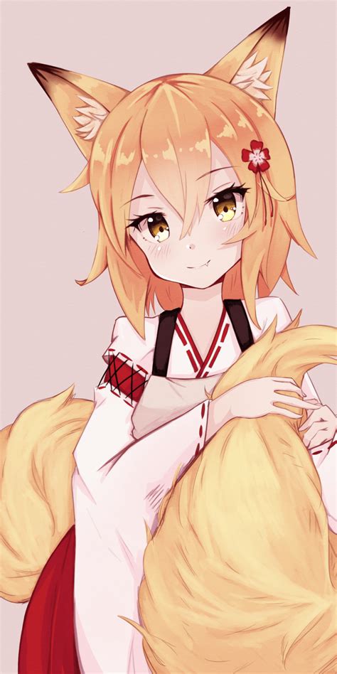 cute_fox_girl|Cute Anime Fox Girl .